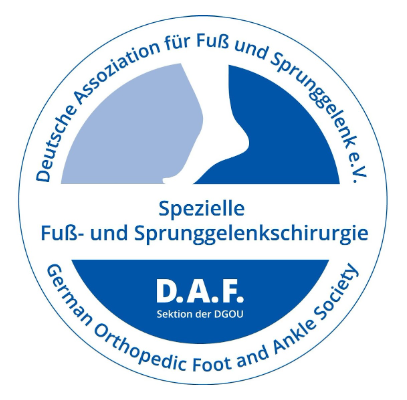 DAF Logo Spezielle Fuß- und Sprunggelenkchirurgie